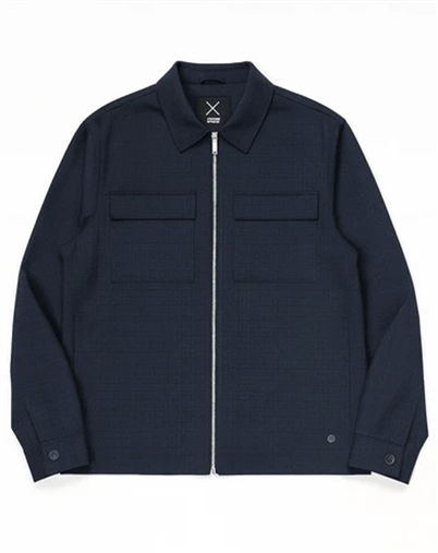 Clean Cut Copenhagen - Sigurd Structure Jacke - Navy